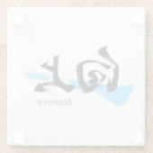 Kanji Kojo/Improve Japanese Calligraphy ガラスコースター (裏面)