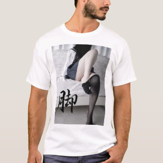 Kanji leg tシャツ