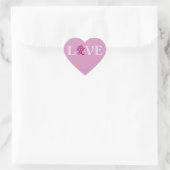 Kanji Loveスタンプ ハートシール (バッグ)