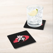 Kanji Mai/Dance Japanese Calligraphy スクエアペーパーコースター (インサイチュ)