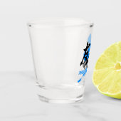 Kanji Yuai/Friendship Japanese Calligraphy ショットグラス (左)