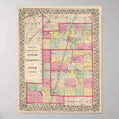 Kankakee, Iroquois, Ford counties ポスター (正面)