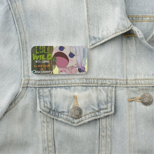 Kanna Kamui Loli対野生のユーモアPinの日本製アニメのマンガ 名札 (インサイチュ)