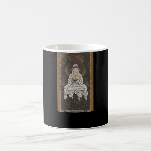 Kannonの同情c. 1500'sの菩薩 コーヒーマグカップ (中央)
