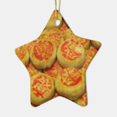 Kanom Pia ขนมเปี๊ยะ ～アジアのお菓子デザート食 セラミックオーナメント (左)