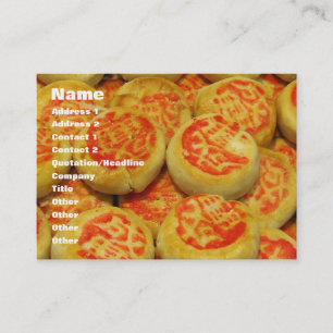 Kanom Sertsนขม Asian Sweets Food 名刺
