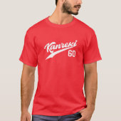 Kanreki 60Th Birthday Celebration Uniform Red Base Tシャツ (正面)