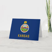 Kansan Flag, Flag of Kansas カード (正面)