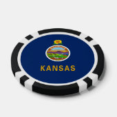 Kansan Flag, Flag of Kansas ポーカーチップ (シングル)