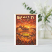 KANSAS CITY – ゲームの中心地 ポストカード (スタンド正面)