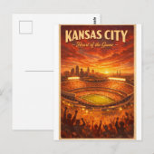 KANSAS CITY – ゲームの中心地 ポストカード (正面/裏面)
