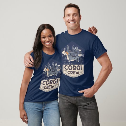 Kansas City Corgi Crew Blue Merle 1 Tシャツ (ユニセックス)