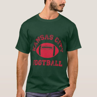 Kansas City Distressed Pro Footballeam retro Tシャツ
