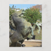 Kansas City Fountain Horse in Autumm ポストカード (正面)