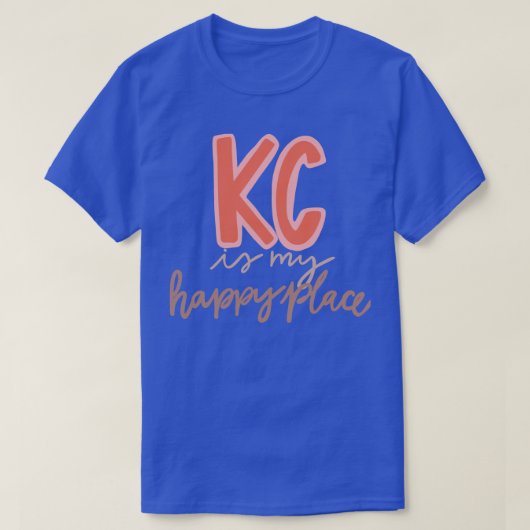 Kansas City is my Happy Place Tシャツ (デザイン正面)