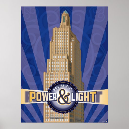 Kansas City Landmarks: KCPL – 18 x 24 ポスター (正面)