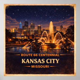 Kansas City Missouri Centennial ポスター