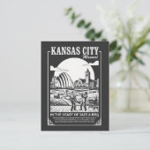 Kansas City Missouri In The Heart of Jazz and BBQ ポストカード (スタンド正面)