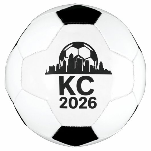 KANSAS CITY SKYLINE 2026 SOCCER サッカーボール (正面)