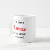 kansas coffee mug コーヒーマグカップ (正面左)
