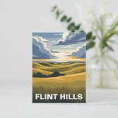 Kansas Flint Hills Travel ポストカード (スタンド正面)