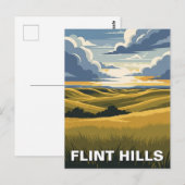 Kansas Flint Hills Travel ポストカード (正面/裏面)