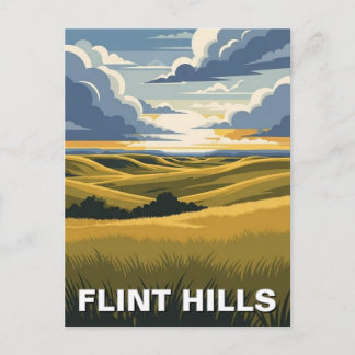 Kansas Flint Hills Travel ポストカード