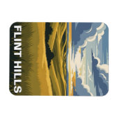 Kansas Flint Hills Travel マグネット (横)