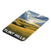 Kansas Flint Hills Travel マグネット (左側)