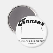 KANSAS - 「KANSAS州モットー」 Tシャツとギア マグネット (正面/裏面)