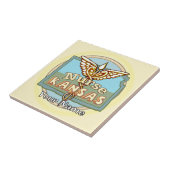 Kansas Nurse Caduceus Tile タイル (側面)