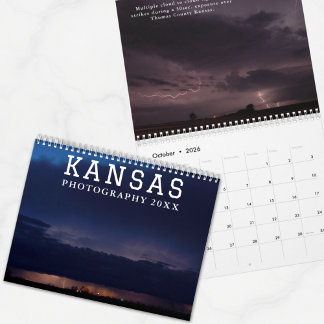 Kansas Photography Landscapes & Storms Calendar カレンダー