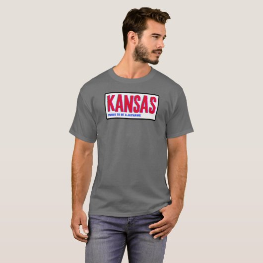 Kansas Proud to be Jayhawk Tシャツ (正面フル)