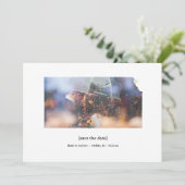 Kansas Save the Date Photo Card セーブザデート (スタンド正面)