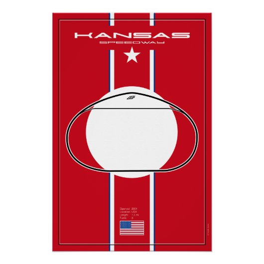 Kansas Speedway ポスター (正面)