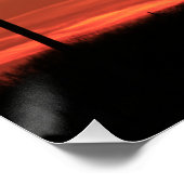 Kansas Sunset カラフル with cloudsポスター/写真 ポスター (コーナー)