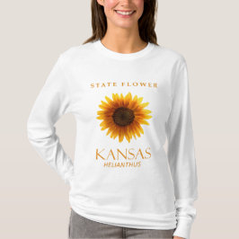 Kansas Territory Flower The Helianthus Tシャツ