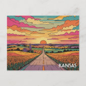 Kansas Travel ポストカード (正面)