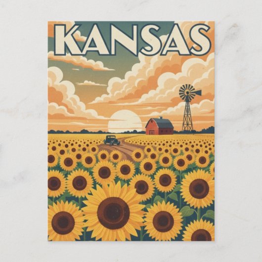 Kansas Travel ポストカード (正面)