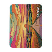 Kansas Travel マグネット (縦)