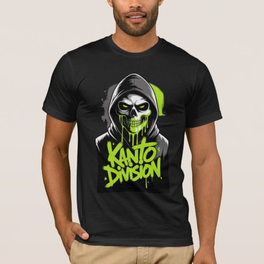 Kanto Division Skull Graphic  Tシャツ (正面)