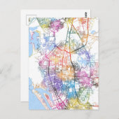 Kaohsiung City Taiwan Map ポストカード (正面/裏面)