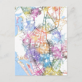 Kaohsiung City Taiwan Map ポストカード