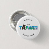 Kaohsiung Taiwan 2026 International Convention Pin 缶バッジ (正面&裏面)