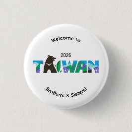 Kaohsiung Taiwan 2026 International Convention Pin 缶バッジ