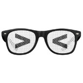 Kaomoji (> <) レトロサングラス (正面)