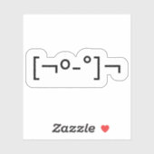 Kaomoji Zombie Emoticon 日本のステッカー シール (シート)