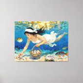 "Kaori of Tides" – An Ocean Portrait キャンバスプリント (正面)