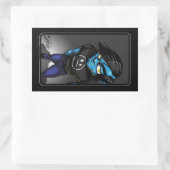 KAOS 2012ステッカー 長方形シール (バッグ)