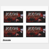 KAOS ANUBISステッカー（ブロック） 長方形シール (シート)